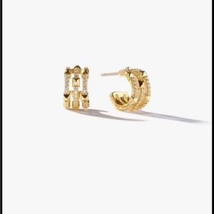 Ana Luisa Rivet Hoop Earrings Catherine